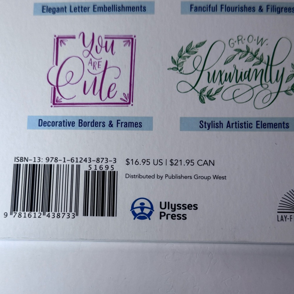Fearless Flourishing: Workbook for Hand Lettering - Picture 7 of 9